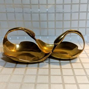Brass Swan Dish